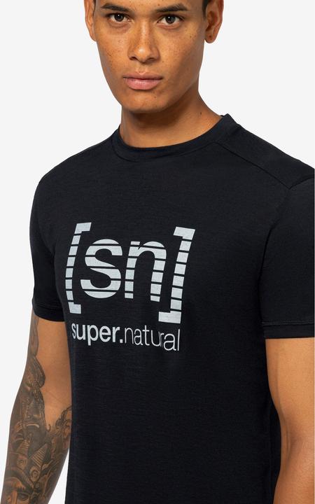 Actual product image Super Natural Grid Logo Tee (L)