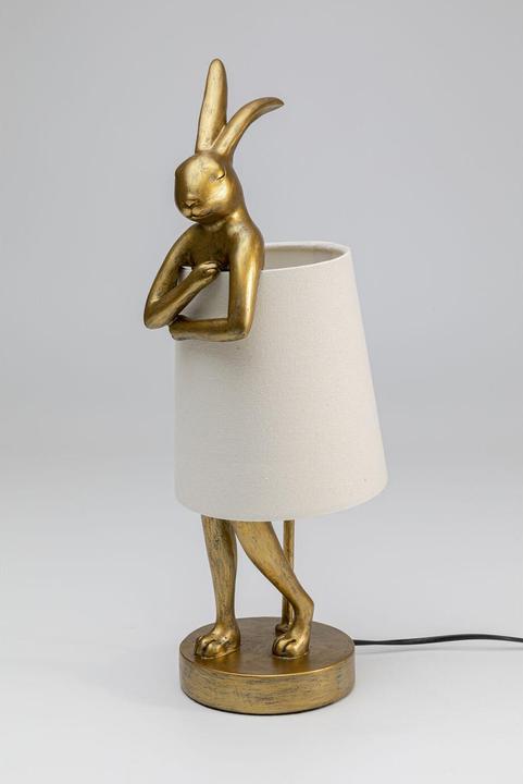 Produktbild Kare Design Tischleuchte Animal Rabbit Gold/Weiss 50cm (E14)
