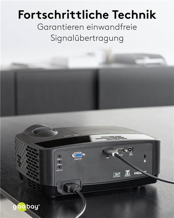 Produktbild Goobay Optisches Hybrid High-Speed-HDMI-Kabel mit Ethernet AOC (30 m, HDMI)