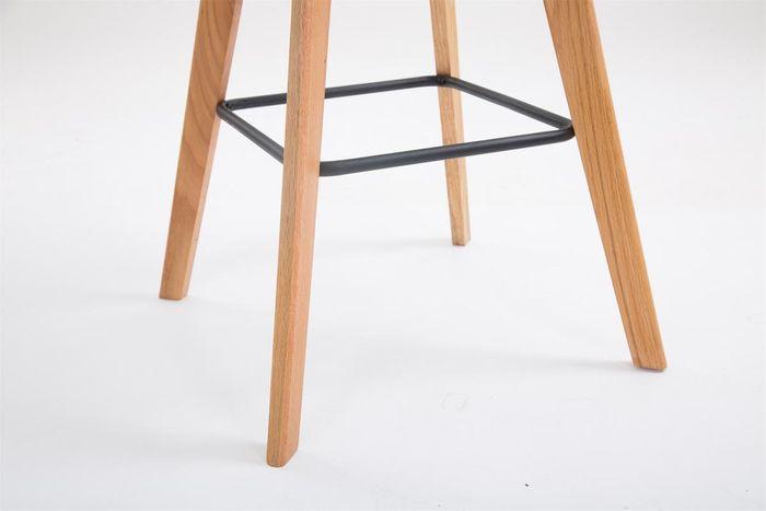 Actual product image Swisshandel24 Metz plastic bar stool Natura, black