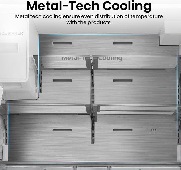 Image du produit Hisense Kühlschrank für 2 Türen RF793N4SASE (612 l)