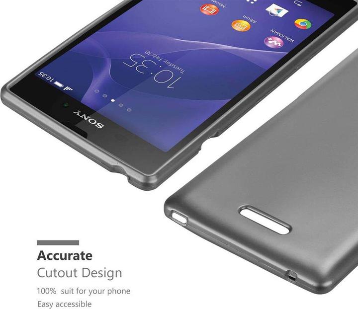 Image du produit Cadorabo Couverture métallique mate TPU (Sony Xperia T2 Ultra)