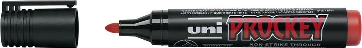 Produktbild Uni-ball Prockey PM-122 Permanent Marker (Rot, 1.80 mm, 1 x)