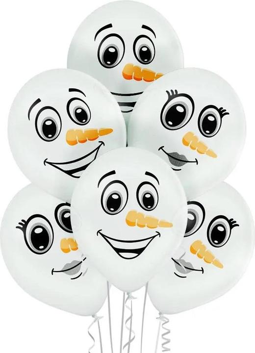 Image du produit Belbal Ballon visage de bonhomme de neige