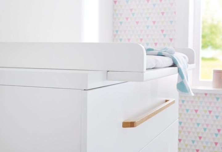 Produktbild Pinolino Riva extrabreit (Babybett, Wickelkommode, Kinderkleiderschrank)