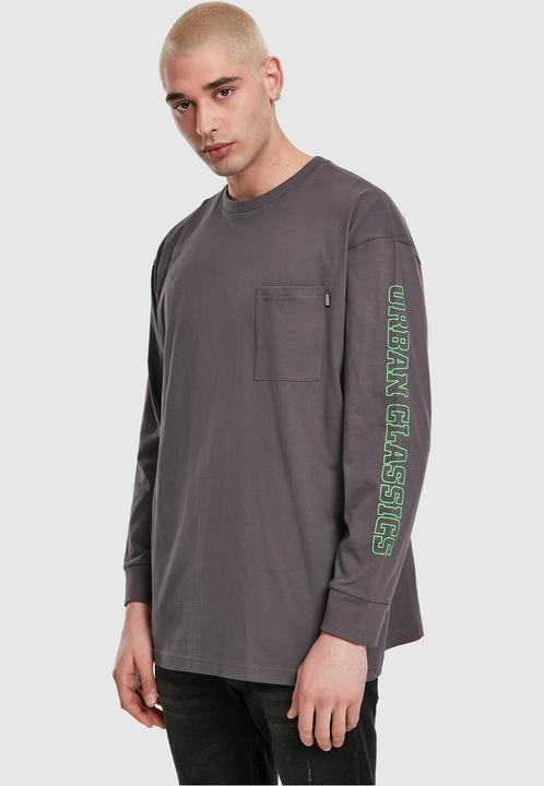 Immagine prodotto Urban Classics Neon Logo Boxy Pocket LS (S)