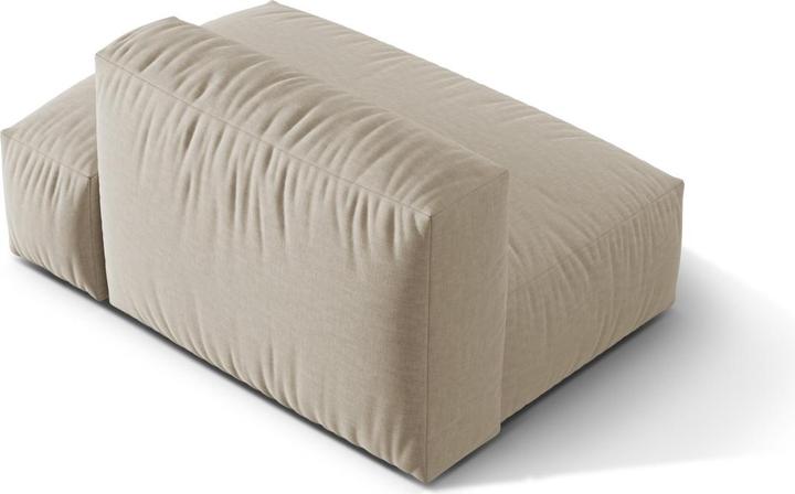 Actual product image Micadoni Modular Right Open Corner Sofa, "Martina", 1 Seat, 133x106x75 Made in Europe (2 person sofa)