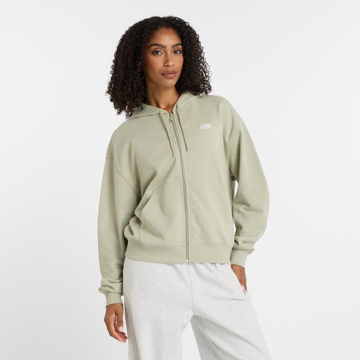 New Balance W French Terry Full Zip Hoodie