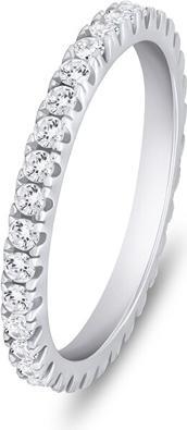 Actual product image Brilio Silver - Charming silver ring with zircons RI085W - Circuit: 52 mm (52)