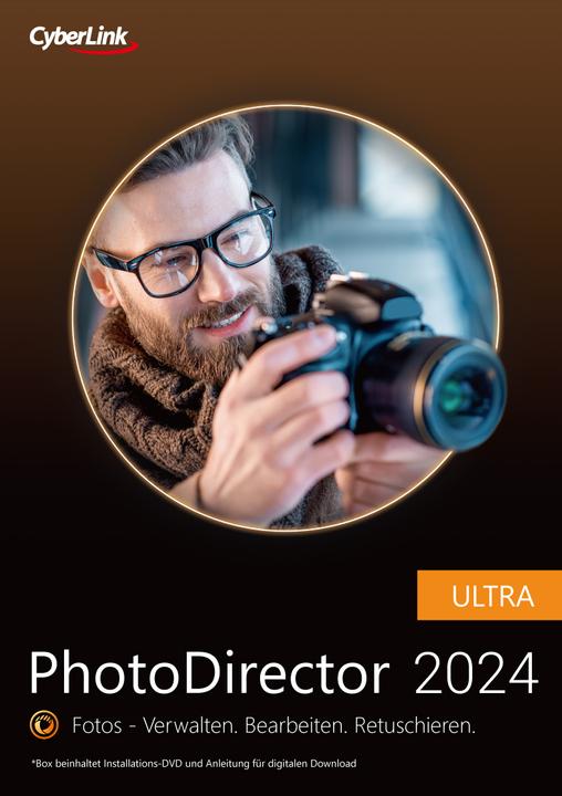 Produktbild CyberLink PhotoDirector 2024 Ultra ESD Download Code (1 User, 1 Geräte/User, unbegrenzt)