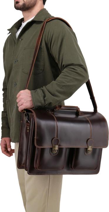 Actual product image Buckle & Seam Briefcase Nevada