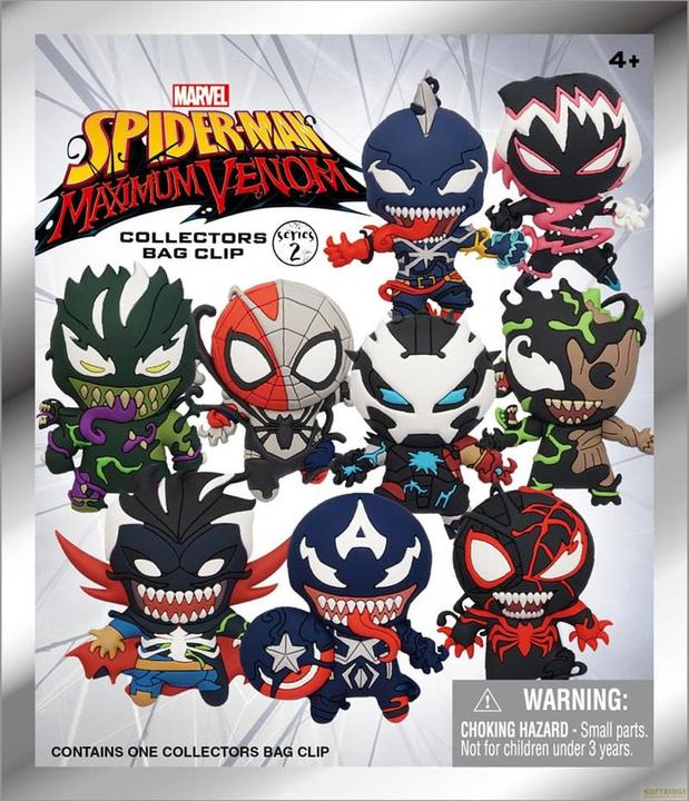 Actual product image Monogram Venom 3D PVC-Taschenanhänger Series 2 Display (24)