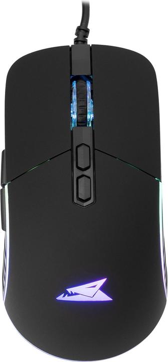Baracuda Gaming Mouse NAUTILUS, 7D, 12800 dpi, Black (BGM-011) (Cable)