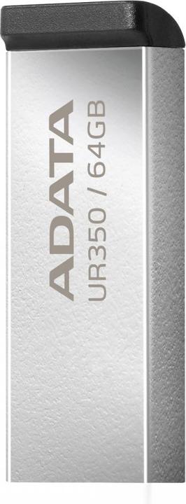 Image du produit Adata Pendrive UR350 USB3.2 Gen1 métal noir (64 Go, USB-A)