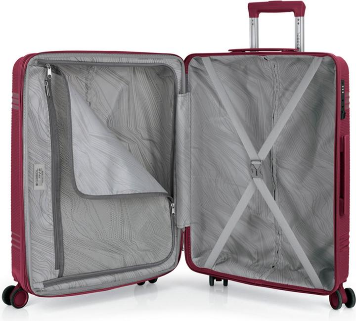 Actual product image Gabol Saori 4-wheel trolley M 66 cm with stretch fold (71 l, M (50 - 90l))