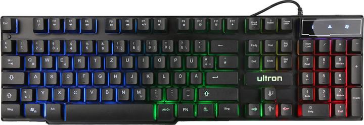 Productafbeelding Ultron HAWK Gaming Kit 4in1 (Toetsenbord+Muis+MuisPad+Hoofdtelefoon) (NL, Bedraad)