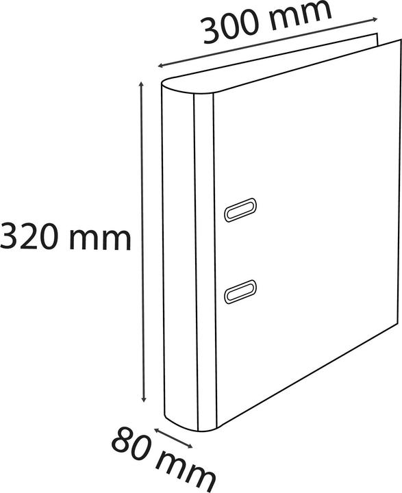 Actual product image Exacompta Ordner (A4, 80 mm, 36 Piece)