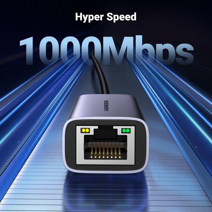 Produktbild Ugreen Gigabit Ethernet Adapter (USB-C 3.1 Gen 1, RJ45 (1x))