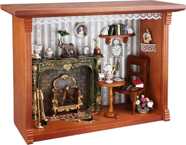 Produktbild Reutter 001.707/8 - MINIATUREROOM FIREPLACE ROOM