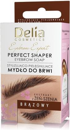 Actual product image Delia Cosmetics Delia Eyebrow Expert Perfect Shaper Styling & Nurturing Eyebrow Soap Brown 10Ml (Brown)