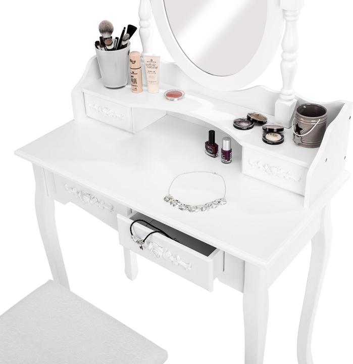 Actual product image tectake Dressing Table (75 x 40 x 143 cm)