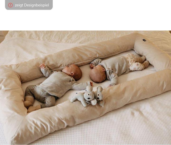 Produktbild Alvi Babynestchen & Bettschlangen Nestchen Carré Schlummer-Carré Jersey - Sternenhimmel