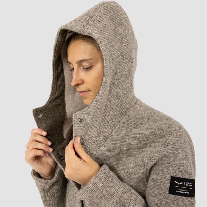 Produktbild Salewa Women's Sarner Undyed Wool Hooded Jacket (38)