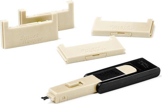 Actual product image Smart Keeper 4 x CF port locks with 1 x mini type key