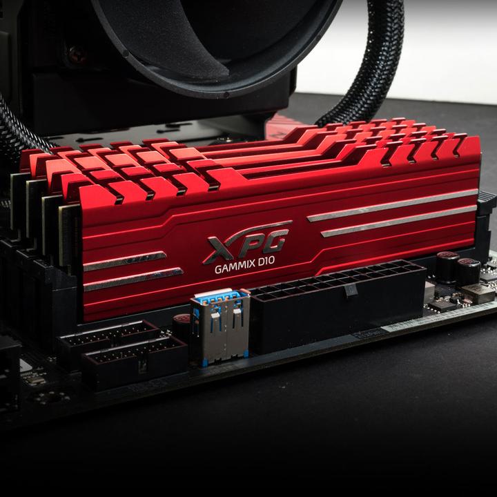Actual product image Adata XPG GAMMIX D10 (2 x 16GB, 3200 MHz, DDR4-RAM, DIMM)