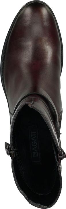 Actual product image Bugatti Ruby ankle boot Bordo leather (40)