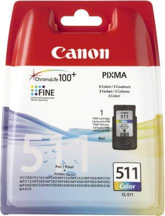 Produktbild Canon CL-511 BLISTER W/SEC (M, C, Y)