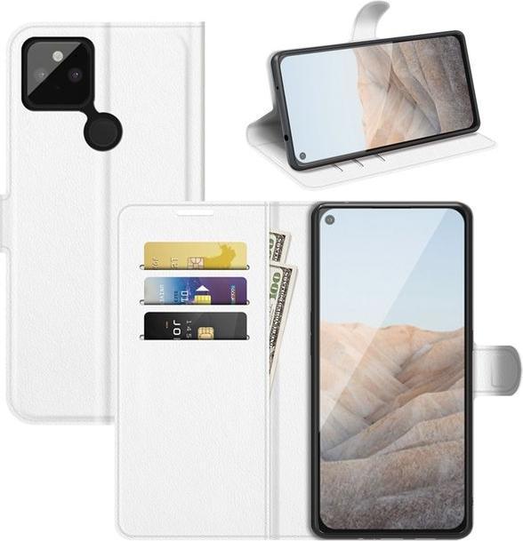 Actual product image MU Classic Litchi Leather Bookcover Series (Google Pixel 5a)