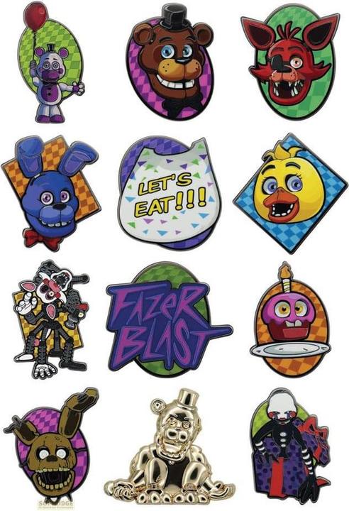 Actual product image Fanattik Five Nights at Freddy's Ansteck-Pins Display Mystery Pin Badge (12)