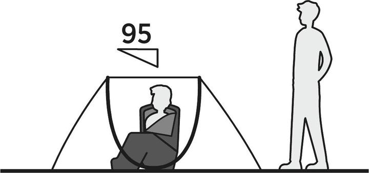 Actual product image Easy Camp Fireball 200 (Tunnel tent, 1.60 kg, 2 persons)