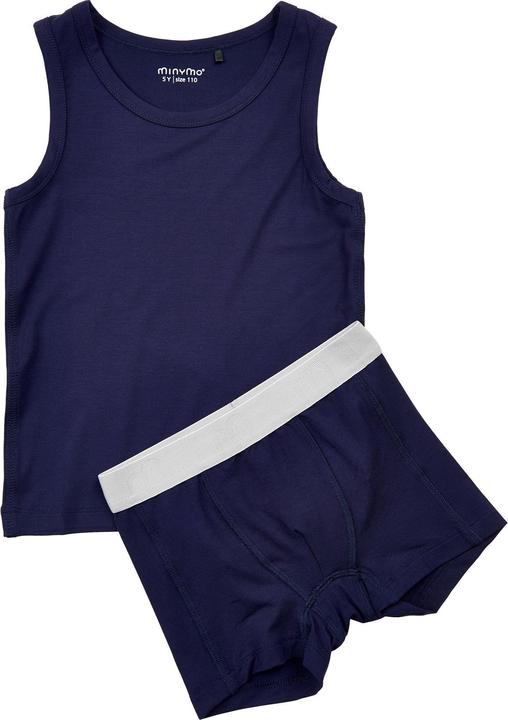 Minymo Unterwäsche-Set Boy Dark Navy Gr. 116 (116)