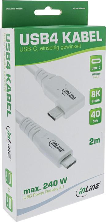 Actual product image InLine USB4 cable (2 m, USB 4.0, 240 W)