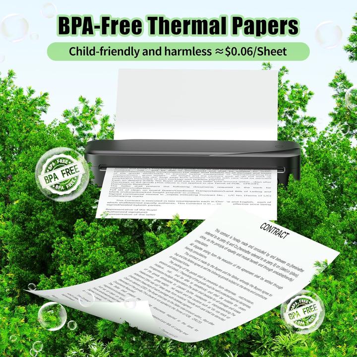 Image du produit Phomemo Papier thermique A4 pour imprimante M08F