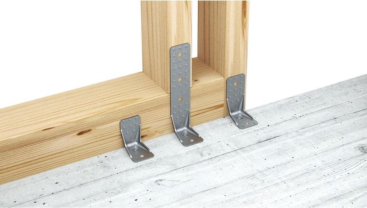 Produktbild GH KR/E Winkelverbinder (Holzverbinder) 135 x 88 x 65 x 4 mm Stahl feuerverzinkt (Winkelverbinder, 1 Stk.)