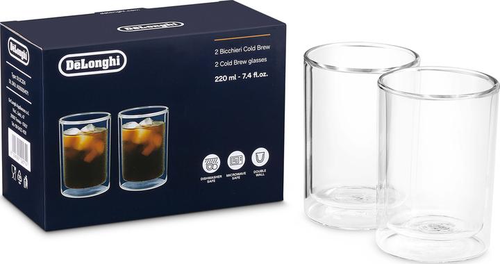 Actual product image De'Longhi Double Wall Glasses Cold Brew 220ml à 2 (220 ml, 2 x)
