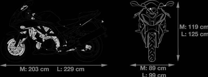 Actual product image Cartrend Motorcycle/scooter garage