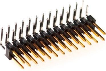 Actual product image MPE-Garry 80 pole PCB contactstrip with 2.54mm pitch