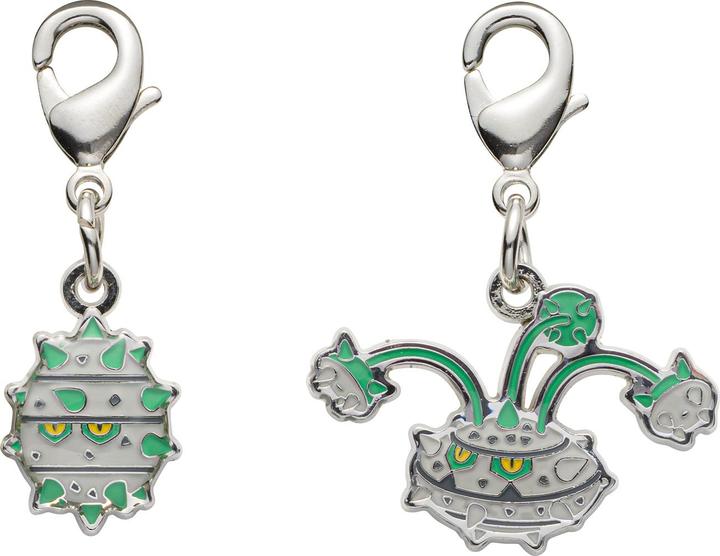 Actual product image Pokémon Pokemon Center - Ferroseed, Ferrothorn keyring - 2 pieces