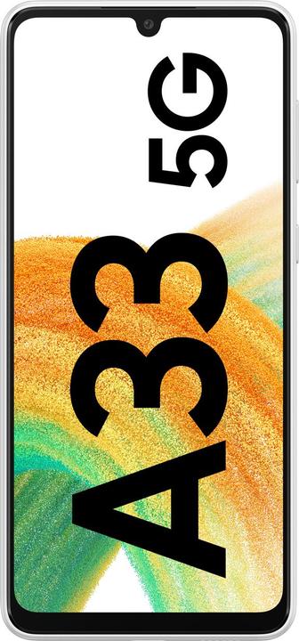 Produktbild Samsung Galaxy A33 5G EU (128 GB, Awesome White, 6.40", Dual SIM, 48 Mpx, 5G)
