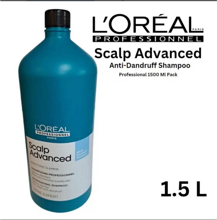 Produktbild L'Oréal Professionnel Loreal Scalp Advanced Anti-Dandruff Dermo-Clarifier Shampoo 1500 ml (1500 ml, Flüssiges Shampoo)