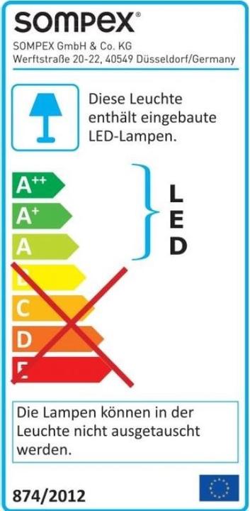 Energy Label Villeroy & Boch Naples (185 lm)