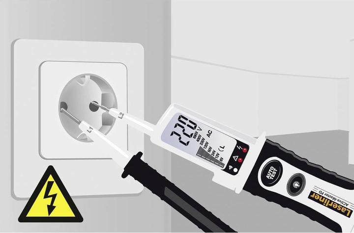 Actual product image Laserliner Continuity Tester AC-tive-Master Digital (CAT III 1000V, CAT IV 600V)