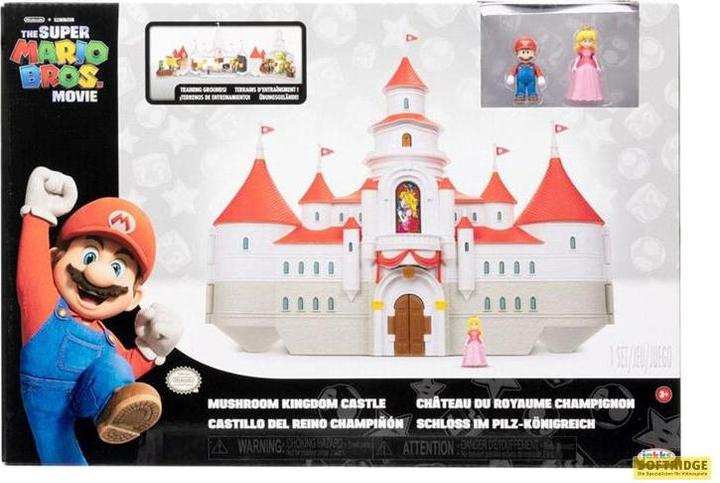 Actual product image Jakks Pacific Super Mario Movie - Mini World DLX Peach Castle Playset (417154)