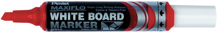 Immagine prodotto Pentel MAXIFLO - Marcatore per lavagna bianca punta angolare (Rosso, 3 mm, 1 x)