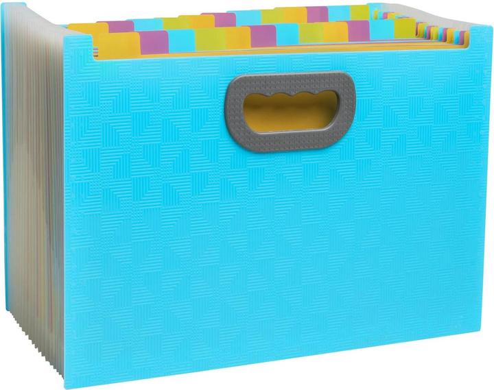 Actual product image Exacompta Offene Dokumententasche Maxi, 24 Fächer, Recycling-PP, Kollektion Pop'N Co (A4, 48 x)