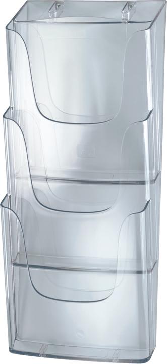 Actual product image Sigel Wall brochure holder with 3 compartments (A4)